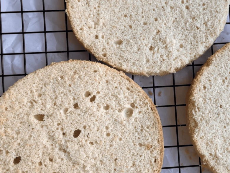 Cake sponge layers
