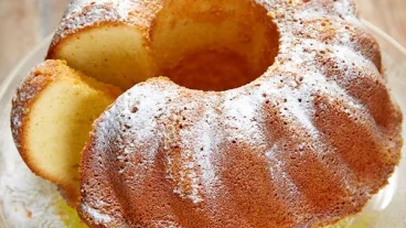 Powdered sugar bundt cake