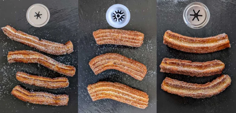 Churros with sugar coating