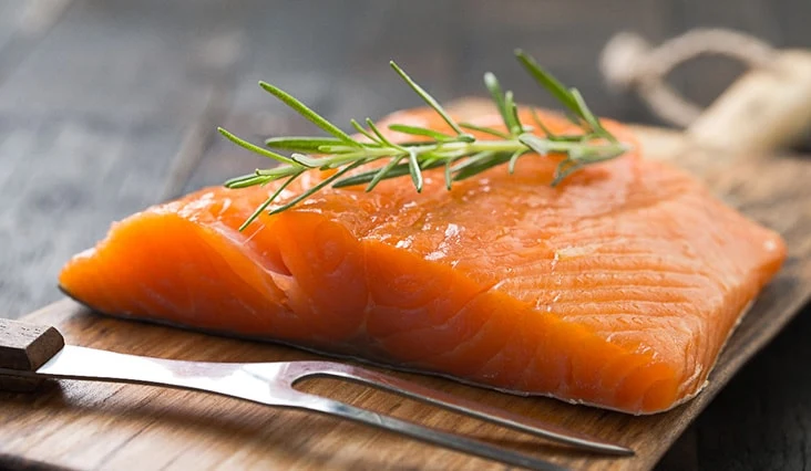 Salmon fillet with rosemary